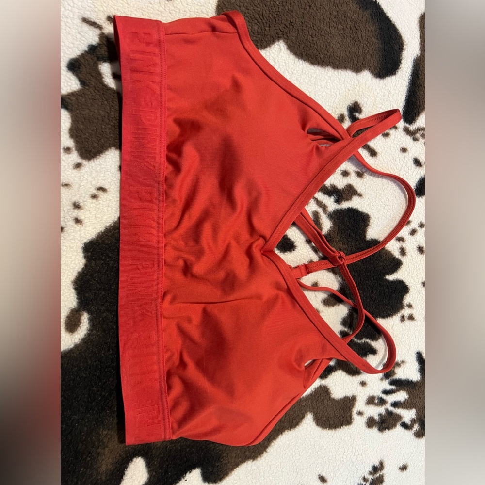 Pink Sports Bra